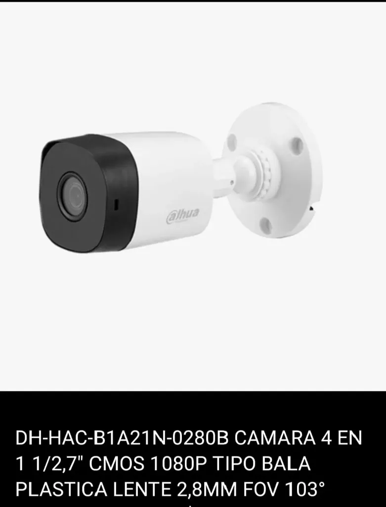 Cámraa 4 en 1 1/2.7" CMOS 1080P Tipo Bala Plástica